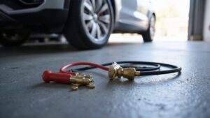connecting car battery cables