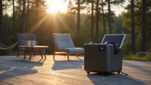 silent solar power generators